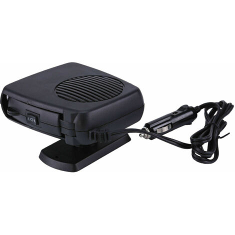 Chauffage de Ventilateur de Refroidissement Automatique de Voiture 12V 150W Portable 2 en 1 en Céramique Ventilateur de Dégivreur Universel pour la Plupart de la Voiture (1/5)