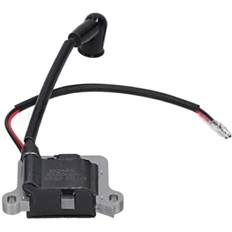 Bobine d'allumage adaptée pour débroussailleuse 63cc Tondeuse à Gazon 48 Moteur 48F Coupe-Herbe 1E48F -