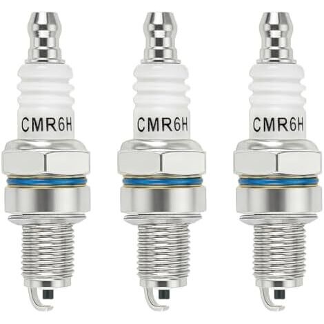 3 Pièces CMR6H Bougie d'Allumage pour Stihl MS170 MS171 MS181 MS211 FS90 MS231 MS241 FS100 FS110 BG56 NGK 3365 Tondeuse Souffleurs Débroussailleuses Tronconneuse - (1/5)