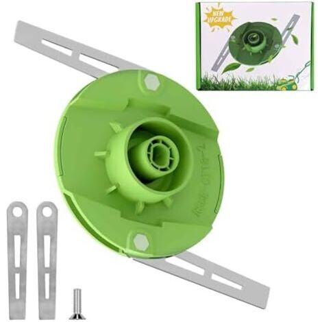 Pièces de rechange pour débroussailleuse sans fil Einhell GE-CT 18 LI, 1 planche à découper + 4 lames (vert) - (1/5)