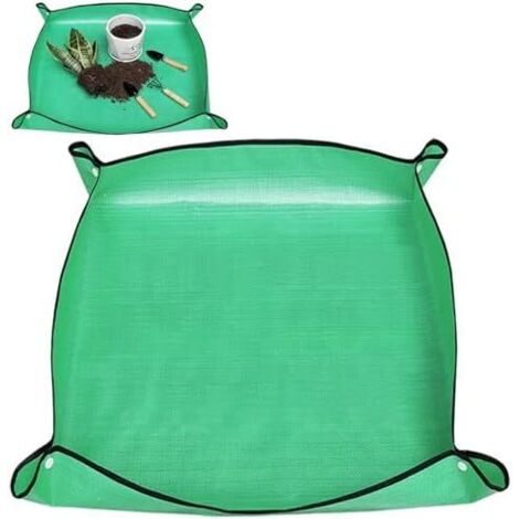 75 x cm - Tapis de jardin imperméable portable pour le Pliable Pour plantes succulentes (vert) 75cm (1/5)