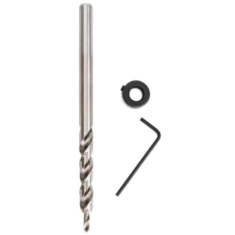 Foret étagé HSS Twist de 9,5 mm avec revêtement en titane collier d'arrêt profond - (1/5)