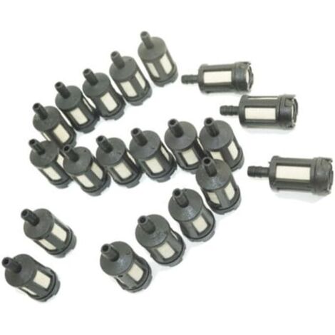20 pièces filtre de réservoir carburant à essence for 2mm 2.5mm 3mm débroussailleuse taille-haie moteur tronçonneuse tondeuse gazon outils jardin - (1/5)
