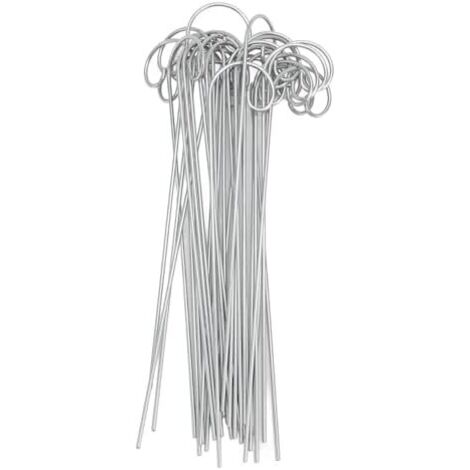 Lot de 30 Crochets pour étiquettes Plantes, Piquet Marqueurs Jardin en Acier Inoxydable, Plantes D'extérieur, Jardin, Support -