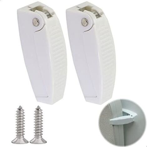 Cale Camping Car Verrouillage Porte Loquet à Clips Loquets Bouchons De FenêTre Support Plastique - pour Camping-Caravane Trailer Bagages Voyage 2 Bloque-Portes Store (1/5)