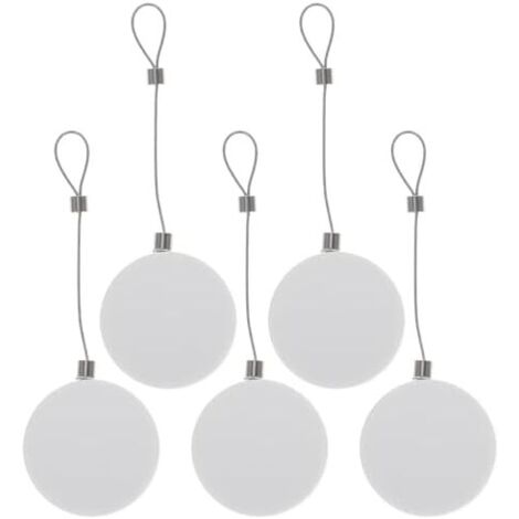 Câbles Antivol Rétractables en Acier Lot de 5, Boîtiers Automatiques 90 CM pour Sécuriser Téléphones et Tablettes Magasin Détail -