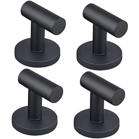 Robustes crochets revêtus magnétiquement, de garage avec terres rares pour suspendre la croisière classe, casiers cuisine, portes métallique (D43mm 4Hook) - (1/5)