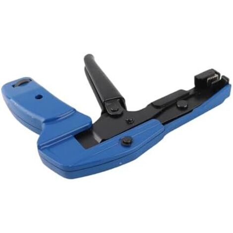 Serre-câble au HS 600A Outil de Tension et Coupe Automatique pour la Fixation des Attaches en Nylon Service Acier allié Bleu - (1/5)