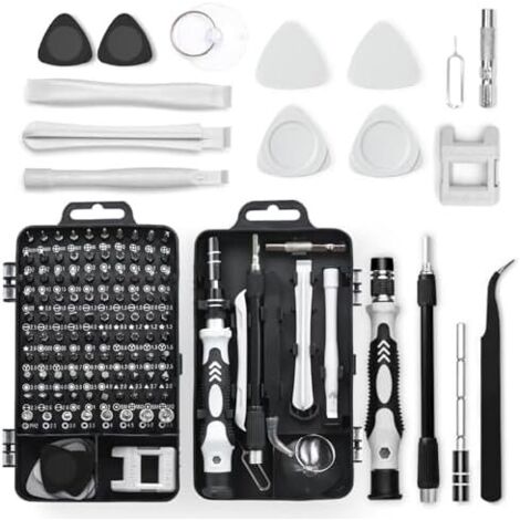 Tournevis de Precision,Kit tournevis Précision Mini Tournevi 115 en 1 Kit demontage PC Portable pour Smartphones, iPads, Tablettes, Electronique - (1/5)
