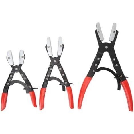Outil de Pince Pincement Tube Tuyau, 3 Pièces Ensemble Pinces Ligne Collier Serrage Réglable Poignée Antidérapante Tuyau pour - (1/5)