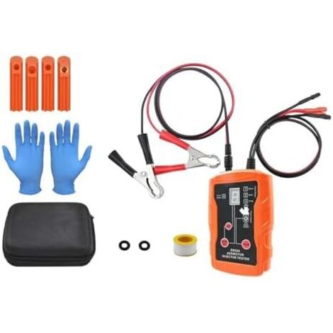 Testeur d'injecteur de carburant universel et kit nettoyage, 8 modes d'impulsion, test simultané 2 injecteurs - (1/4)