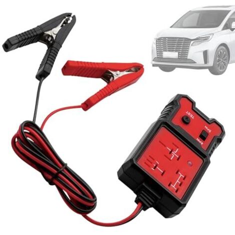 Testeur de Relais Électronique Automobile 12V, Outil Test pour Batterie, Auto Diagnostic, Voiture Batterie Checker avec, Facile à Utiliser - (1/5)