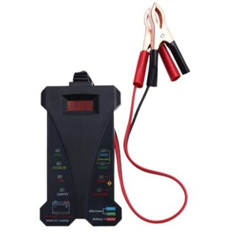Testeur de Charge Batterie Numérique pour Auto Design Intelligent, Fonctionnement Facile, Matériau Plastique et Métal, Outil Diagnostic Automobile Fiable - (1/5)