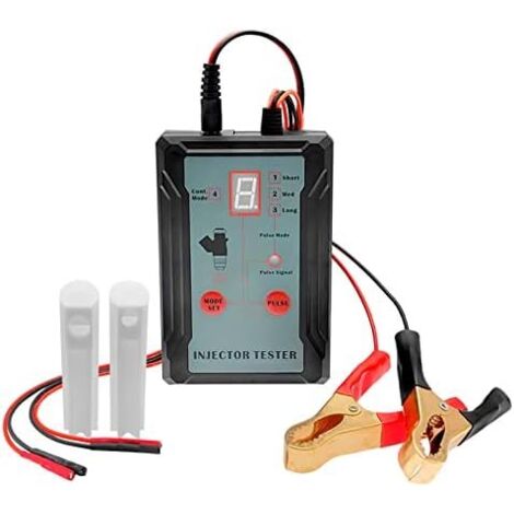 Testeur D'injecteur de Carburant 12 V, Outil Diagnostic Voiture avec 2 Paires Connecteurs, Protection Contre Les Courts-Circuits - (1/5)
