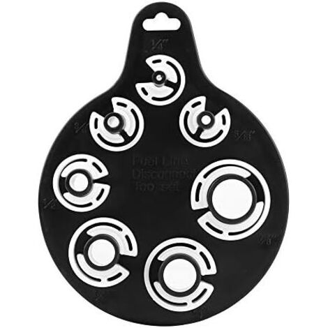 Outils de Déconnexion Rapide pour Tuyaux Auto, 7 Pièces, Adaptateurs Raccords Ligne d’Huile et Carburant - Kit Universel Léger en Plastique, Durable Portable (1/5)