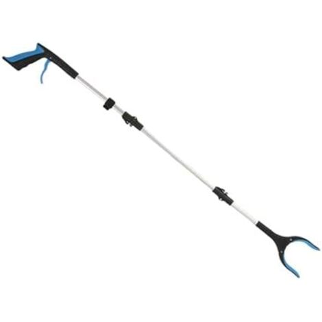 Outil de préhension flexible - 80 cm Pliable Bras robuste Pinces Aide à la mobilité d'aide pour extensions bras Pour maison et Bleu