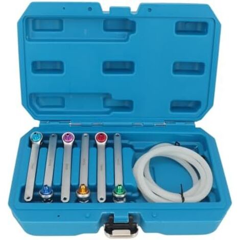 Clé de Purge d'embrayage Liquide Frein, 7 à 12 Mm, clé Frein Camion Points, Tuyau Décharge D'huile pour Voiture, Léger, SUV - (1/5)