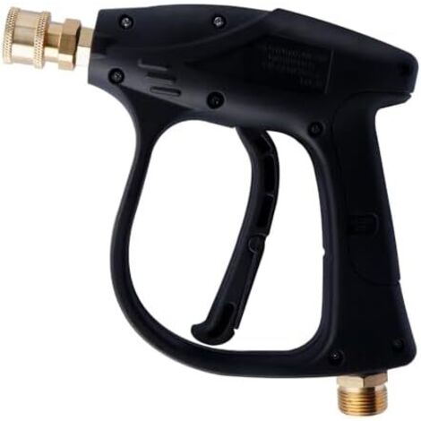 Pistolet Nettoyeur Haute Pression, Pulvérisation de à Eau Lavage Voiture Connexion Rapide 1/4" Laveuse Jet Interface Filetage M22 pour - (1/5)