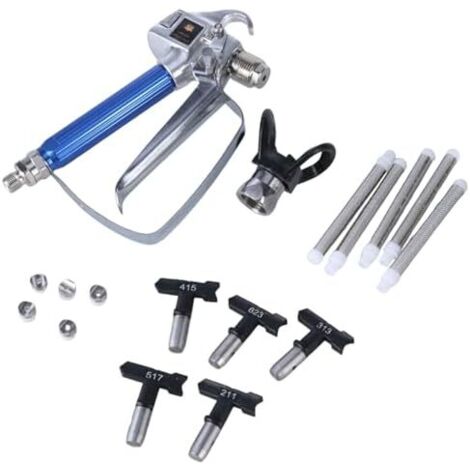 Kit de tuyau pulvérisation Airless avec pistolet, buses, protection pointe, machine Airless, utilisation industrielle - (1/5)