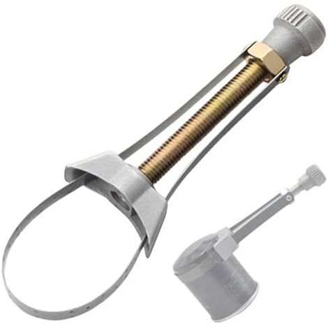 Clés à Filtre Huile, 65 mm-130 mm, Outil de Retrait Huile Clé, Clé Sangle Réglable pour Filtre, Sangle, Universel Voiture Camion - (1/5)