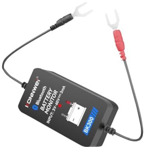 BK300 Moniteur de Batterie Auto 12V/24V, Bluetooth 5.0 Testeur Numérique, Diagnostic Démarrage & Charge, Surveillance Tension en Temps Réel, App iOS Android, Voiture Moto Bateau - (1/4)