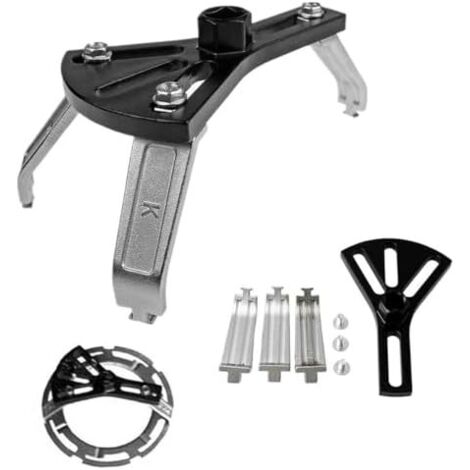 Clé à trois mors pour bouchon de réservoir et pompe huile. Convient aux voitures motos universelle filtre huile carburant - (1/5)