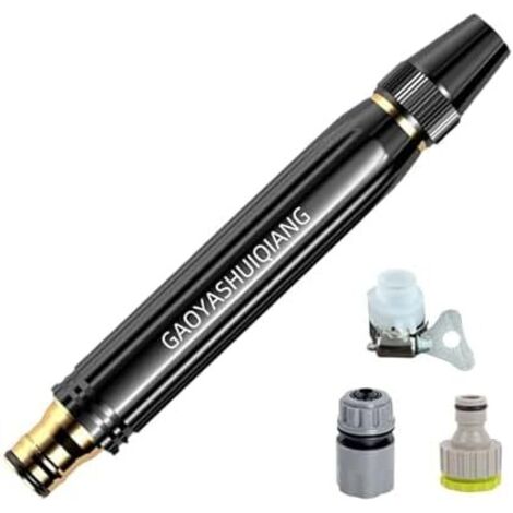 Buse de tuyau d'arrosage haute pression Arroseur portable et réglable pour jardin, la maison, l'extérieur, pelouse, cour, l'arrosage des - (1/5)