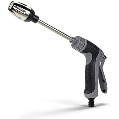 Pistolet D'arrosage Haute Pression, Nettoyeur Pression,Jet Sur Tuyau,Hose Nozzle,High Pressure Washer Attachment,Pour Arrosage De Jardin, Lavage Voiture, Douche D'animaux Domestiques - (1/5)