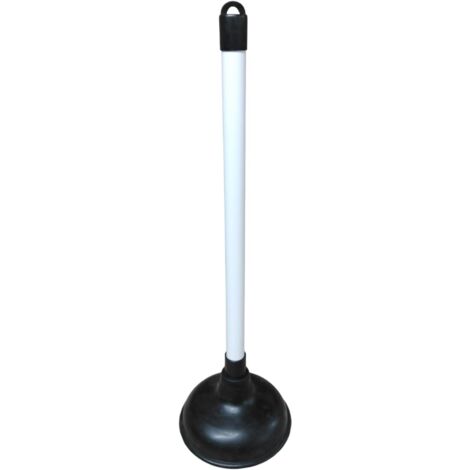 1 - Plongeur D'évier - Accessoire De Plomberie - Pour Débouchage D'évier Et Lavabo - Avec Poignée Ergonomique - Noir - 42,5x15cm (1/3)