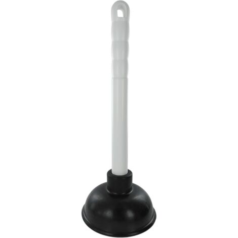 1 - Plongeur D'évier - Ventouse - Diamètre 10 Cm - Longueur Poignée 22,5 Cm - Pour Débouchage Évier Et Lavabo - Noir (1/3)