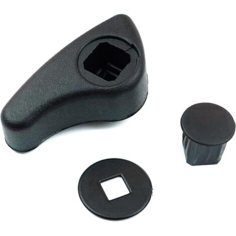 1 - Levier De Réglage - Poignée De Siège - Avant Gauche - Pour Renault Mégane Kangoo Trafic - Noir - Modèle BDP621-1 (1/5)