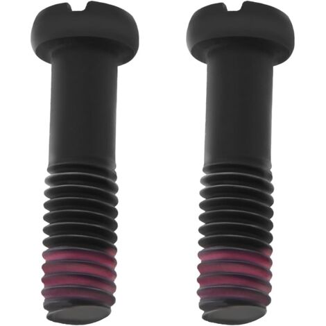 2 Pièces - Vis de Mandrin - Vis à Tête Plate - Acier au Carbone M6 x 22mm Compatible Perceuse Makita Noir (1/5)