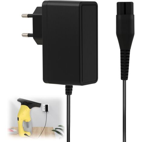 1 - Chargeur - Alimentation - Compatible Kärcher WV2 WV5 WV60 WV75 - Entrée 100-240V Sortie 5.5V 600mA - Pour Nettoyeur De Vitres - Noir (1/5)