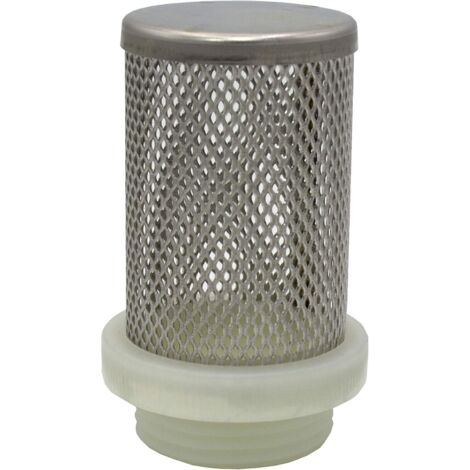 1 - Panier D'aspiration - Clapet Anti-retour - Filtre Acier Inoxydable - Raccord Fileté ISO228 Pour Plomberie Gris 83x56,9cm (1/3)
