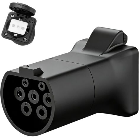 1 Adaptateur Type 2 Vers Schuko, 3,5 Kw 16a Pour Recharge V2l, Compatible Mg4 Mg5 Zs Marvel R, Usage Extérieur (1/5)