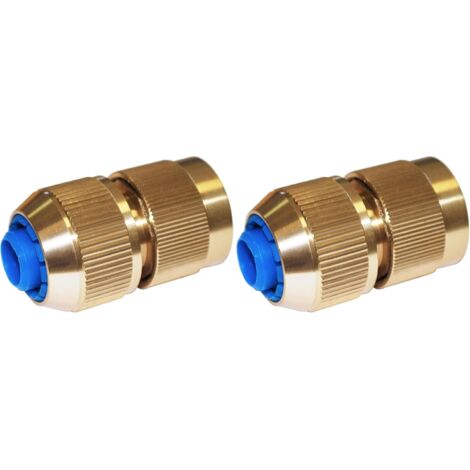2 - Raccord Arrosage - Raccord Rapide - Automatique 3 Billes Ø19 mm Compatible Tuyau 3/4" Laiton ABS Robuste Extérieur Jardin (1/5)