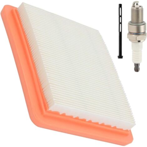 1 - Filtre à air - Bougie d'allumage - Pour moteur Honda GCV160 GCV190 Tondeuse HRN216 HRX217 Générateur EB2800I Noir 14x11,4x2,2cm (1/5)