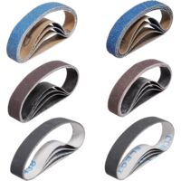 24 Bandes Abrasives 19x305mm, Zircone, Alumine, Carbure, Affûteuse Couteaux