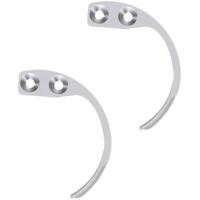 2 pièces Détacheurs Antivol, Crochet Antivol Vêtements For Eas Detacher Clothes Shoes Tag Pins Hard Tags, Magnétique en 5 cm, Outil Portable Multi-Usage pour Commerces et Boutiques -
