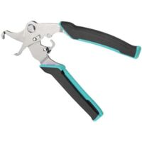 Pince pour agrafes de carrosserie Outil polyvalent démontage garnitures - d'extraction clips auto,Pour tableau bord, sellerie, vitre, pare-brise, panneau porte, pare-chocs Bleu noir