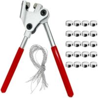 Pince D'Étanchéité au Plomb, Haute Dureté a Plomber en Acier, Outil de Scellement Antivol, Accessoires Complet pour Scellé Compteur Électrique, D'eau, gaz -