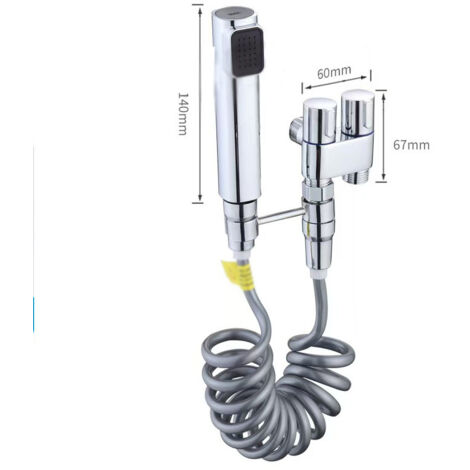 Tête de pulvérisation carrée pour bidet G1/2 Tête de pulvérisation