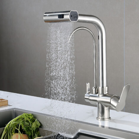 Robinet mitigeur cuisine avec douchette extractible 2 jets 9070 Robinet mitigeur cuisine avec douchette extractible 2 jets 9070