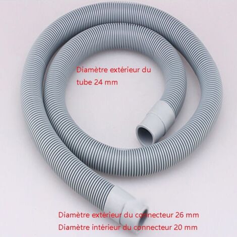 GOTOTOP Tuyau de vidange flexible Tuyau de vidange d'évier de lavabo GOTOTOP Tuyau de vidange flexible Tuyau de vidange d'évier de lavabo
