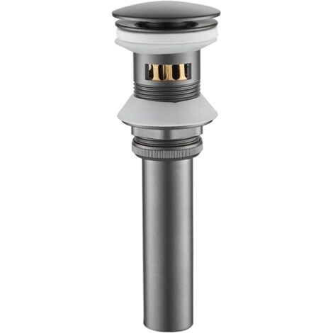 Vidange Poussoir Lavabo Riobel DB160C - 1 1/4" Avec Trop-plein - Chrome - Neuf