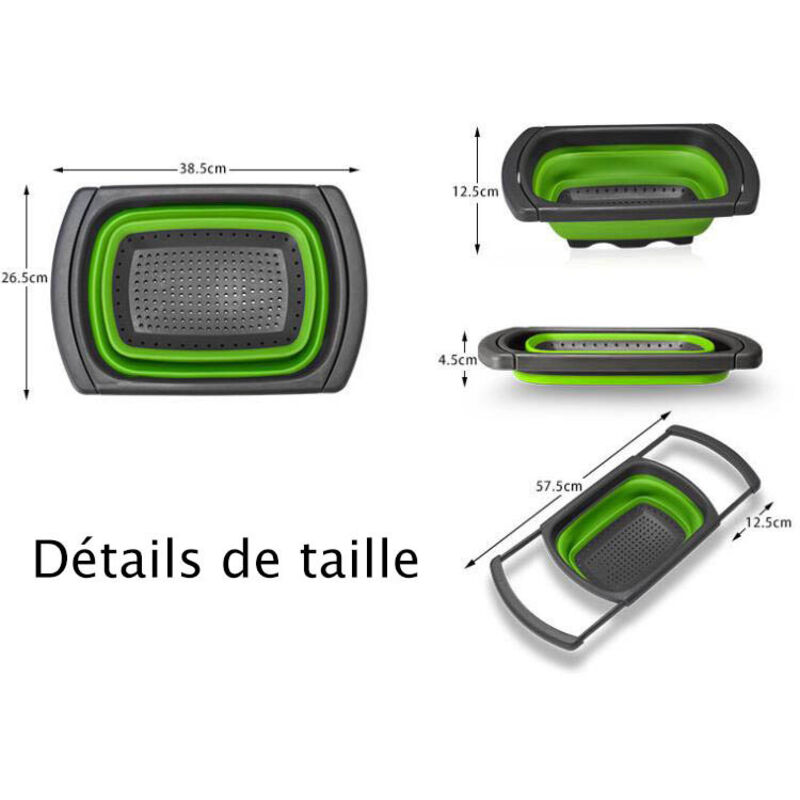 Bol Lavage Légumes En Forme D'Escargot - Panier Rotatif 360° Pour Fruits Et Légumes, Égouttoir Intégré - Pratique Pour Cuisine Et Pique-nique