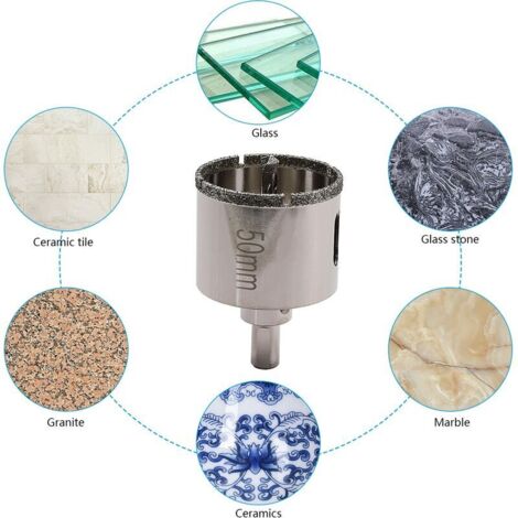 YOSOO Scie-cloche Foret Scie Trou Matériau Diamant Ouvre-trou Carreaux