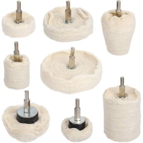 Disque Coton Polissage Métaux LUX METAL DB200 - Pour Aluminium Acier Cuivre Laiton