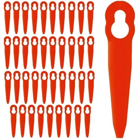 Lot de 40 lames de rechange en plastique pour tondeuse à gazon STIHL Polycut 2-2 FSA 45 (1/5)