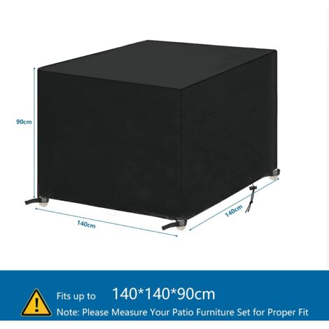 Housse De Protection Pour Table De Jardin 150x90x80 Cm - Imperméable, Anti-UV, Tissu Oxford 420D